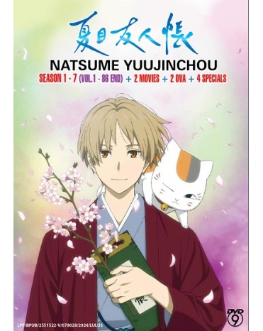 ENG DUB * NATSUME YUUJINCHOU SEASON 1 - 7 (VOL.1 - 86 END) + 2 MOVIES +2 OVA+ 4 SPECIALS